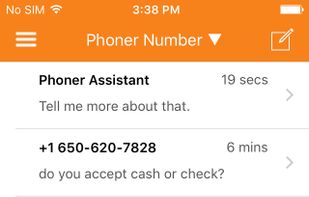 Phoner Second Phone Number screenshot 1