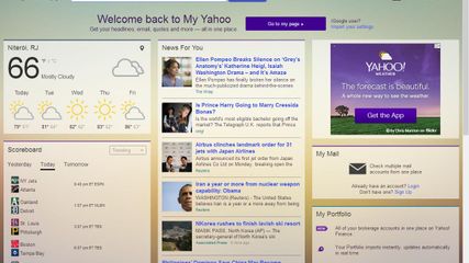 My Yahoo screenshot 1