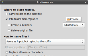 SoundConverter screenshot 1