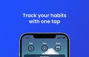 Track your Habits with one tap.