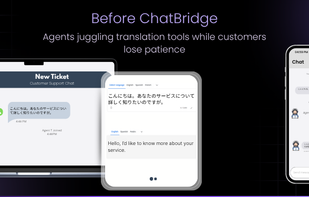 Before ChatBridge, there was manual translation and inefficient workflow.