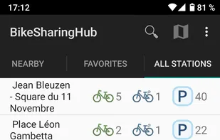 BikeSharingHub screenshot 1