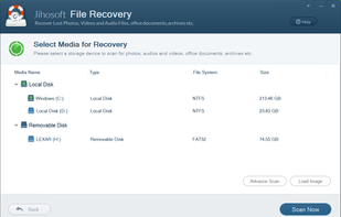 Select a partition for scan