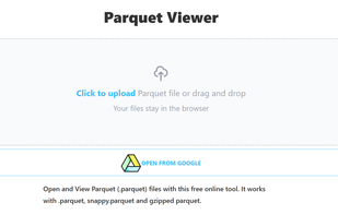 Parquet Data Viewer screenshot 1