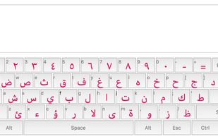 Arabic Keyboard, Basic Look