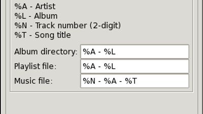 Filename formats