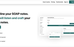 Zirr AI Medical Scribe Home Page