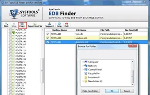 SysTools EDB Finder screenshot 1