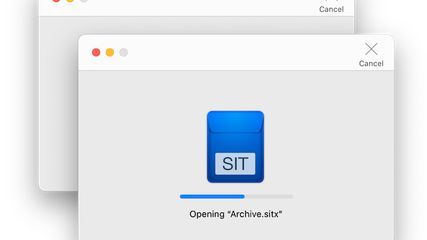 You can extract multiple archives by simply dragging them onto the app. Archiver unpacks the archives in parallel to leverage the highest possible performance.