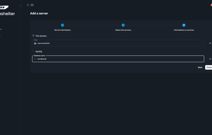 Datashelter screenshot 3