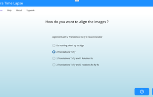 Similarly, the app defines what kind of alignment you should use, but you decide.