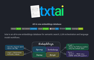 txtai screenshot 1