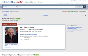 Congress.gov screenshot 2