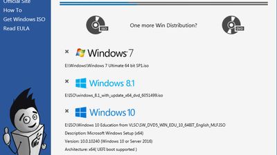 Select Windows distibutions.