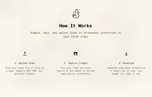 Browse and download extracted screenshots