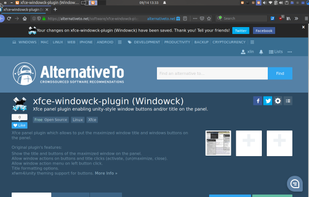 xfce-windowck-plugin (Windowck) screenshot 2