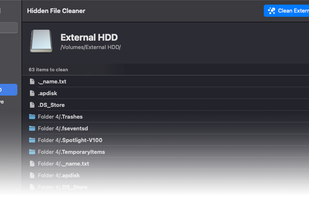 Hidden File Cleaner screenshot 1