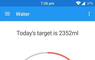 Drinking water reminder screenshot 1