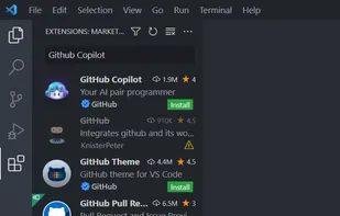 GitHub Copilot screenshot 1