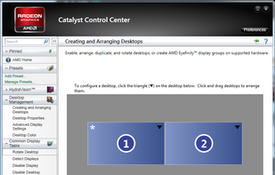 Catalyst Control Center screenshot 1