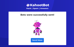 Kahoot Bot screenshot 2