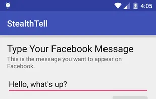 Stealth Tell screenshot 1