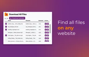 Find all files on any website