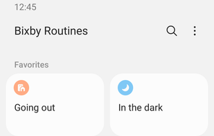 Modes and Routines screenshot 3