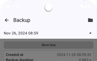 AppListBackup screenshot 1