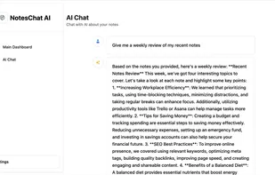 NotesChat AI screenshot 1