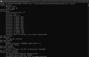 Win11SysCheck screenshot 1