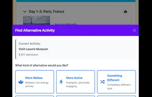 AI Travel Planner screenshot 1