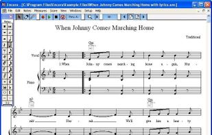 Encore Notation Software screenshot 1