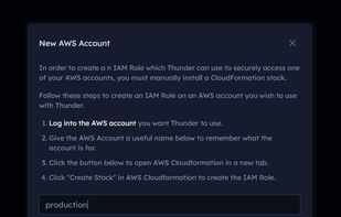 Add AWS Account