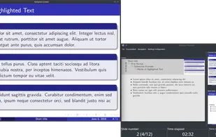 Pympress screenshot 1