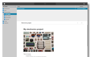 Text snippet with images