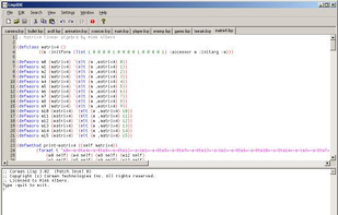LispIDE screenshot 1
