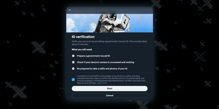 X Introduces government-issued ID verification for paid accounts image