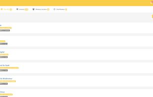 Your Feeds listing here