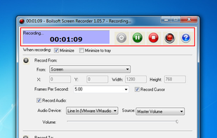 Boilsoft Screen Recorder screenshot 3