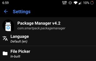 Package Manager screenshot 2
