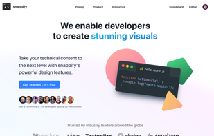 snappify landingpage