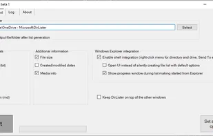 DirLister screenshot 2
