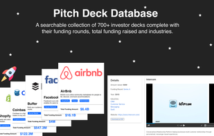 Pitch Deck Database screenshot 1