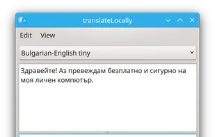 TranslateLocally screenshot 1