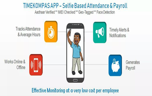 TimeKompas- Selfie based attendance/employee attendance app