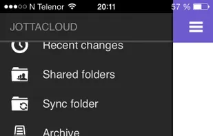 Jottacloud screenshot 1