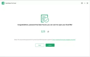 PassWiper for Excel screenshot 2