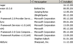 Only 6.26 MB space-demand on the harddisk