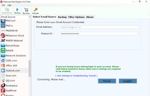 Mailsware Email Migrator screenshot 1